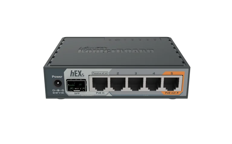 MIKROTIK RB760IGS hEX S 5x Gigabit Ethernet Routers