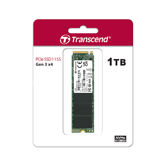 TRANSCEND  M.2 NVME (TSGMTE 115S)GEN 3 3D NAND