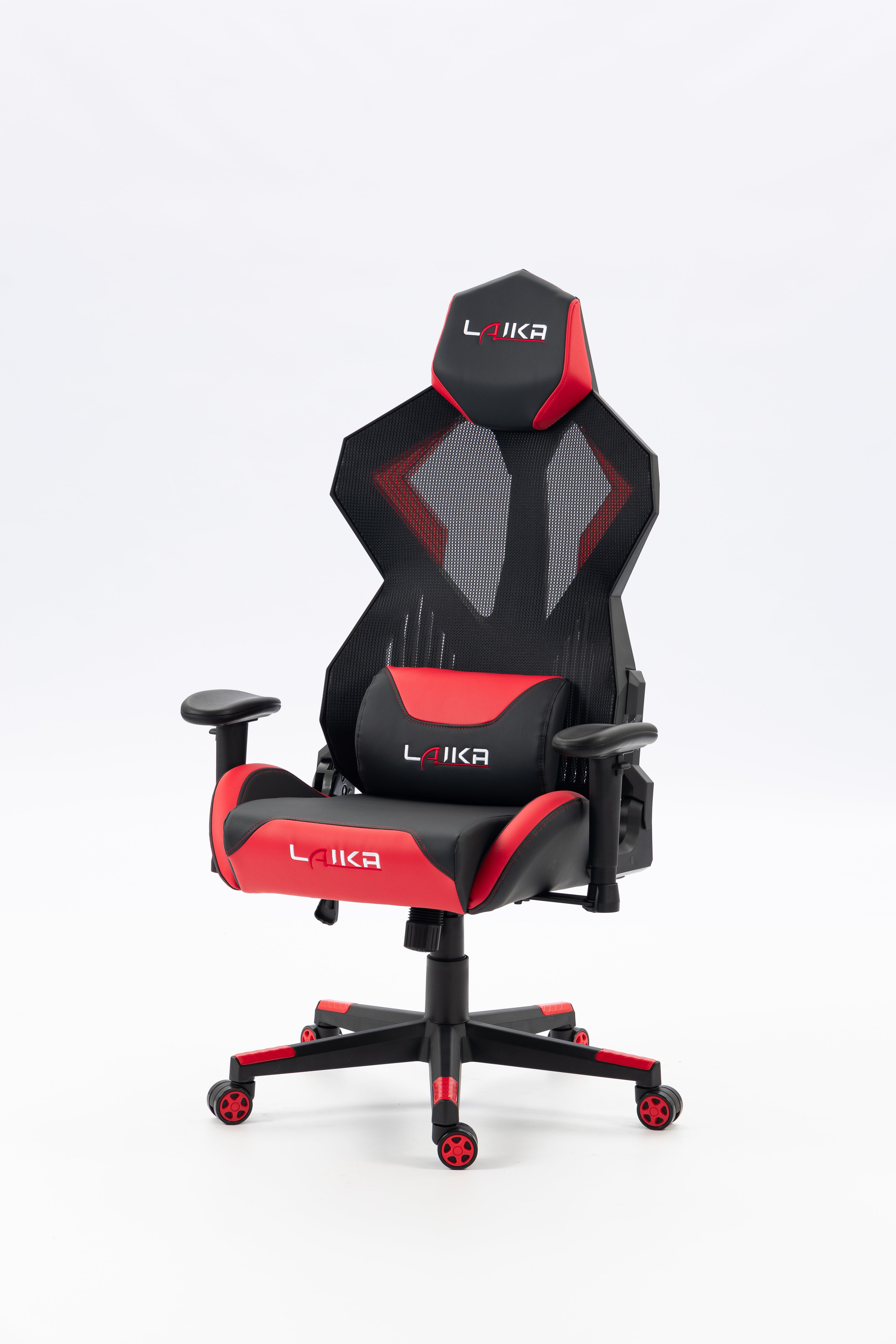 Gaming chair LK-2409 BLACK-RED Mesh 2D Arms