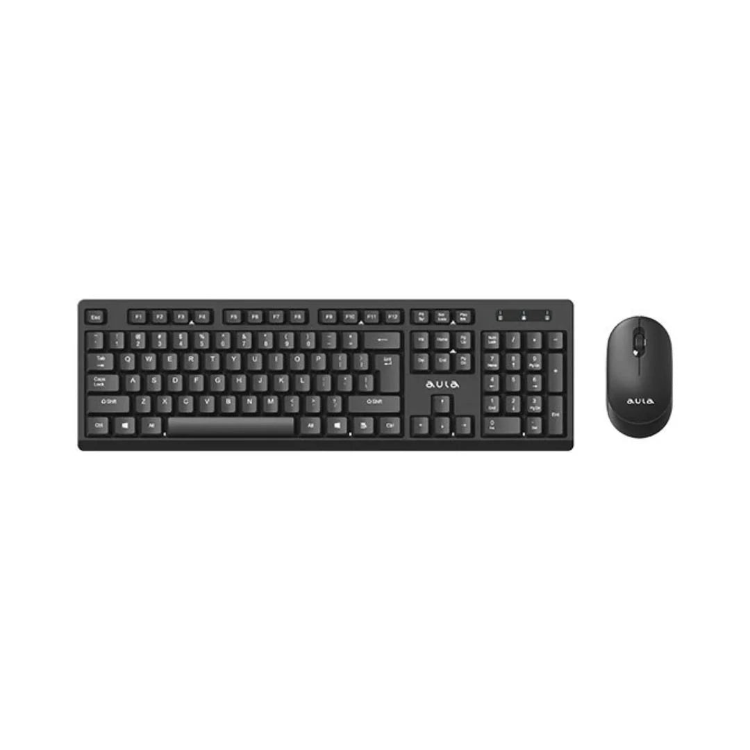 AULA AC260 COMBO Wirless 2.4G  Keybord us layout &mouse 3keys with Arabic