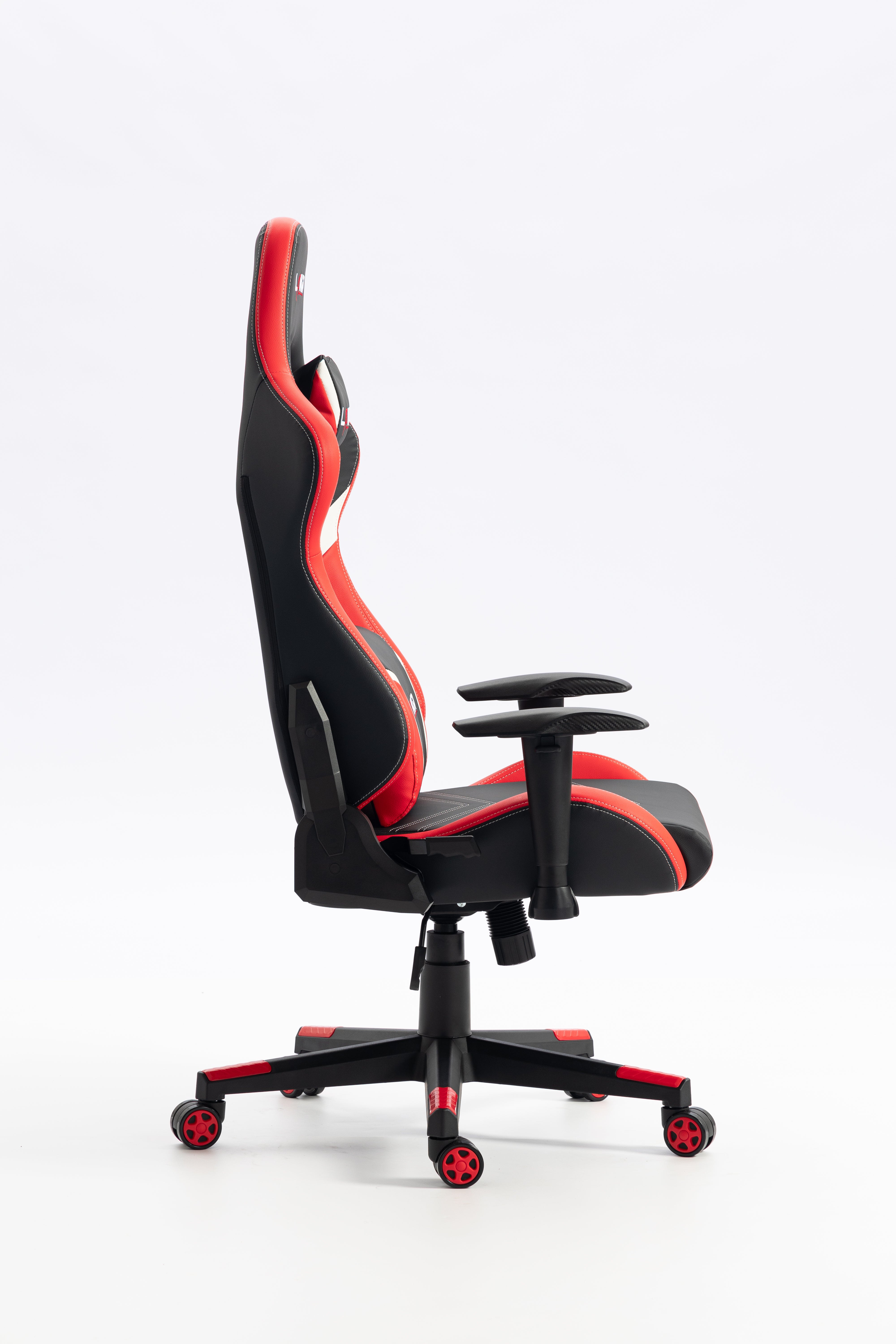 Gaming chair LK-2589-1 BLACK-RED with headrest