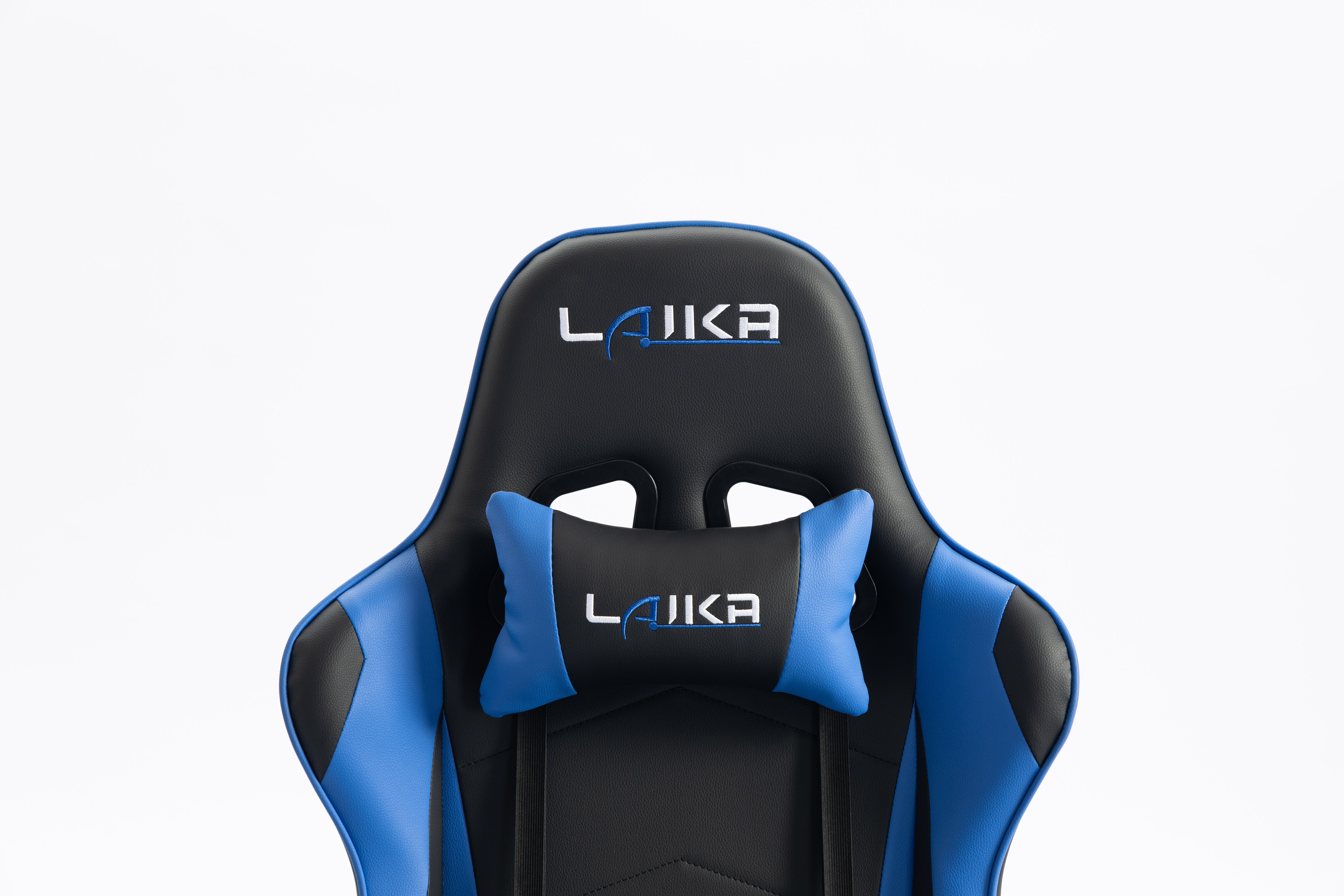 Gaming chair LK-2171 BLACK- BLUE with Headrest