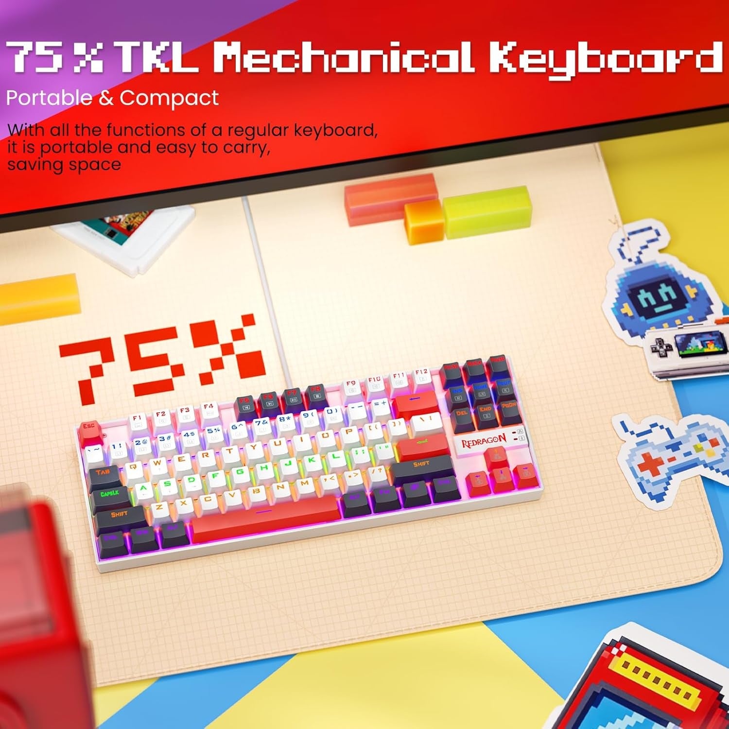 ReDragon K552WLR-RGB Wired RGB LED keyboard