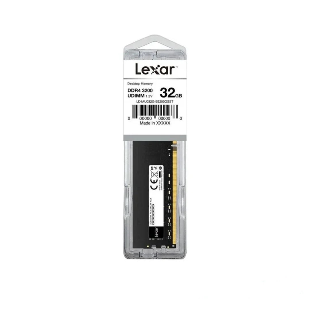 Lexar UDIMM DDR4 RAM 3200 MHz, 288-Pin U-DIMM Desktop Memory