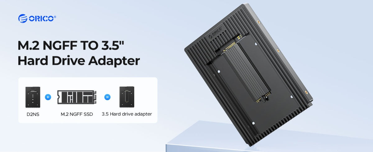 ORICO D2NS-6G-BK M.2 NGFF to 3.5"Hard Drive Adapter