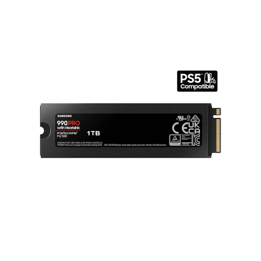 SSD SAMSUNG 990 PRO 1TB M.2 WITH Heatsink