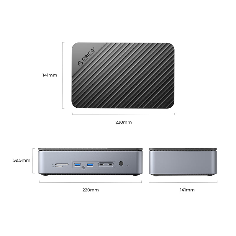 ORICO D35M2-BK Docking Station with M.2 & 3.5" Hard Drive Enclosure