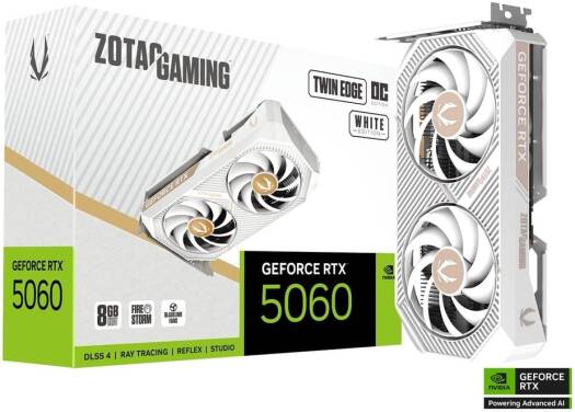 VGA ZOTAC RTX 5060 8G TWIN EDGE OC WHITE