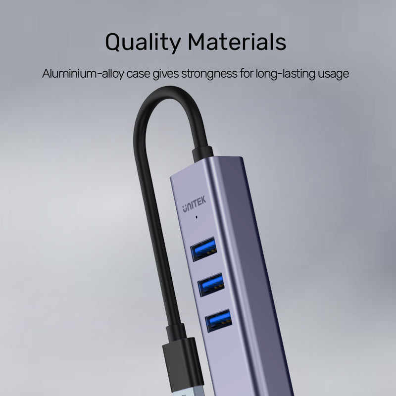 UNITEK Y-3088B 4-in-1 Ethernet Hub
