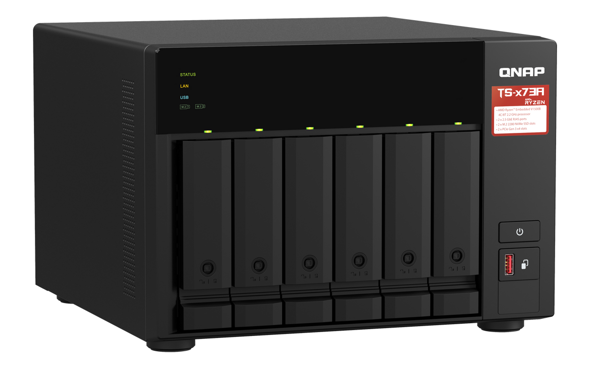 QNAP TS-673A-8G NAS STORAGE