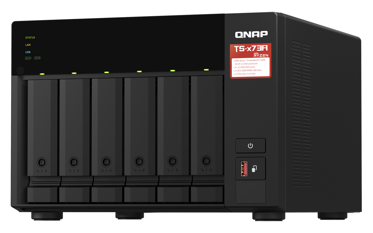 QNAP TS-673A-8G NAS STORAGE