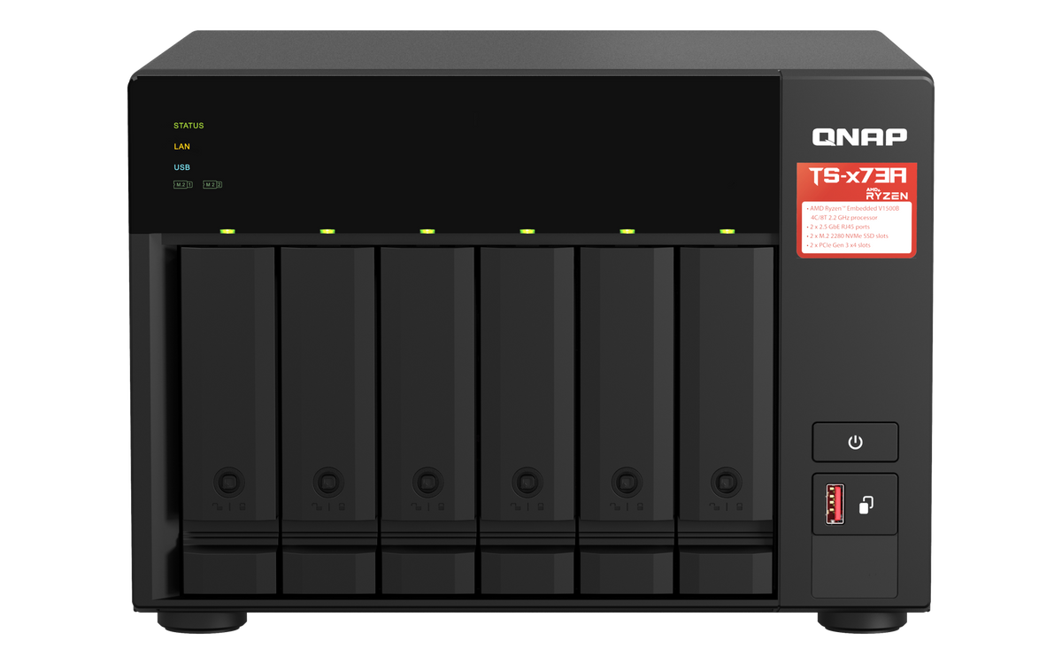 QNAP TS-673A-8G NAS STORAGE