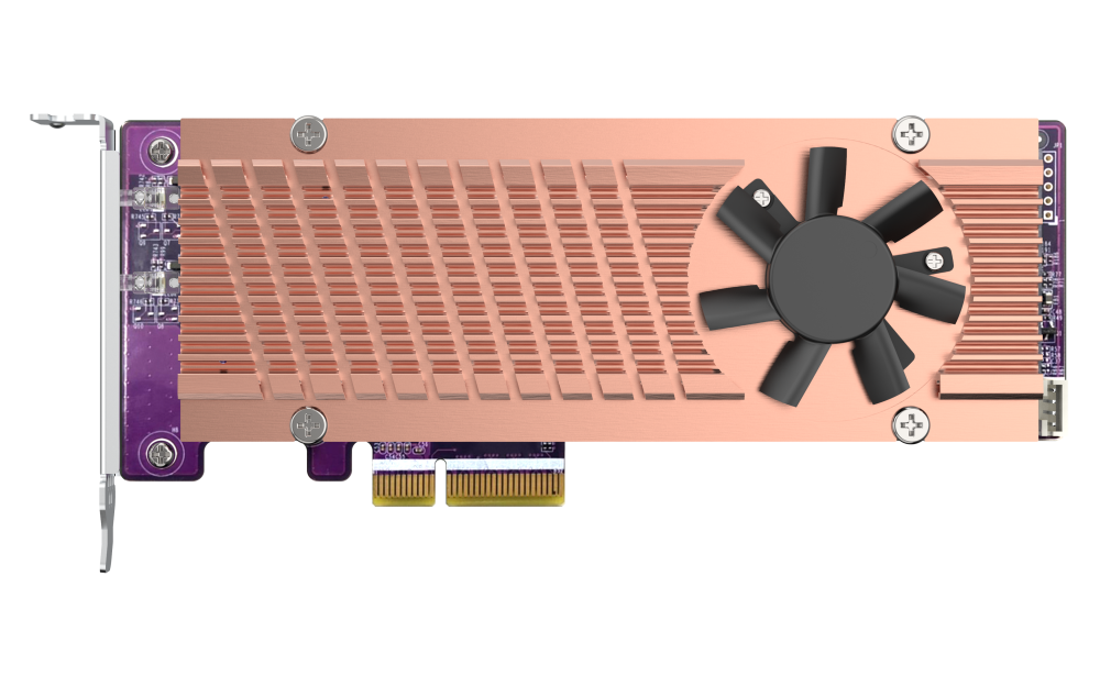 QNAP QM2-2P-244A a PCIe 2.0 Expansion Card