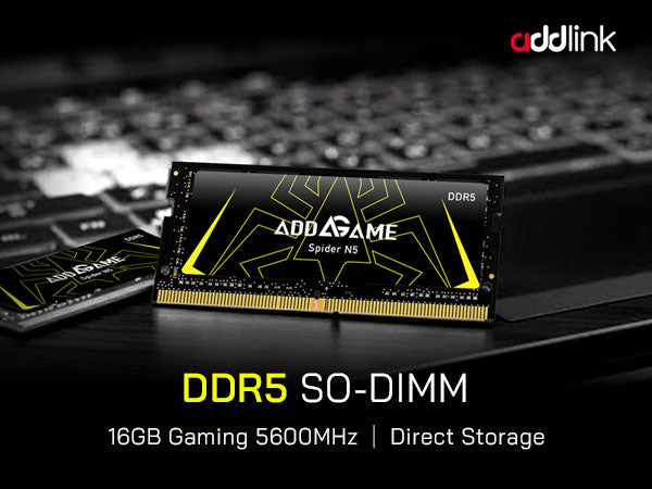 Addling Add Game Spider N5 DDR5 RAM 16GB Gaming 5600MHz 262-Pin