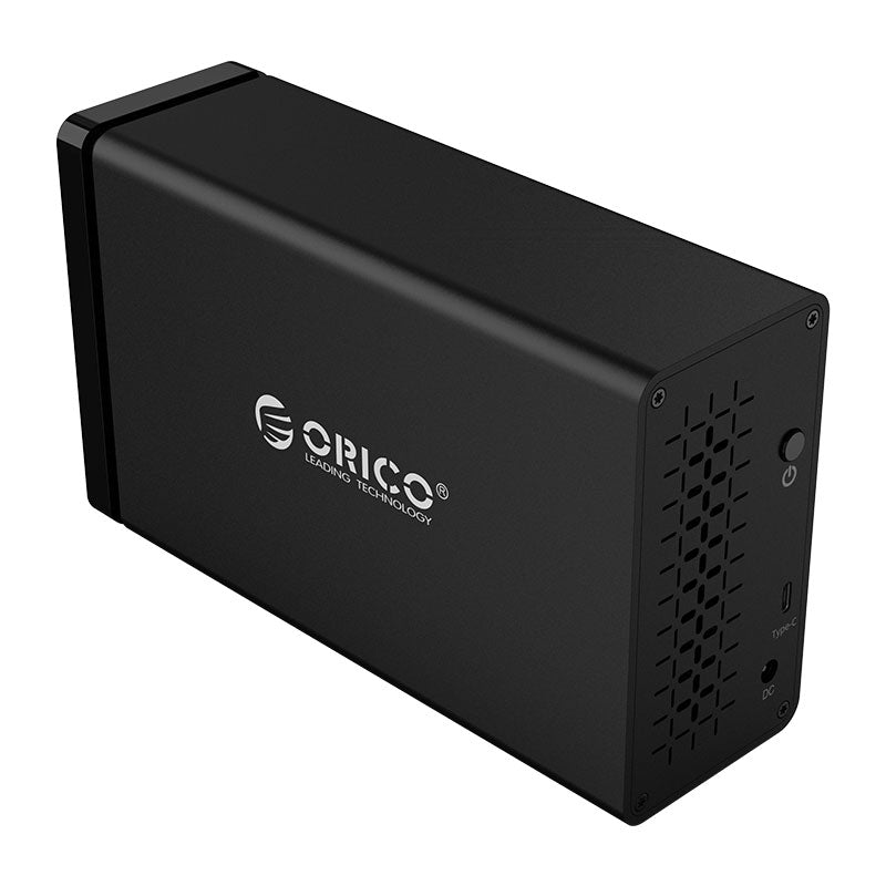 ORICO NS200C3-BK 3.5 inch 2 Bay Type-C Hard Drive Enclosure