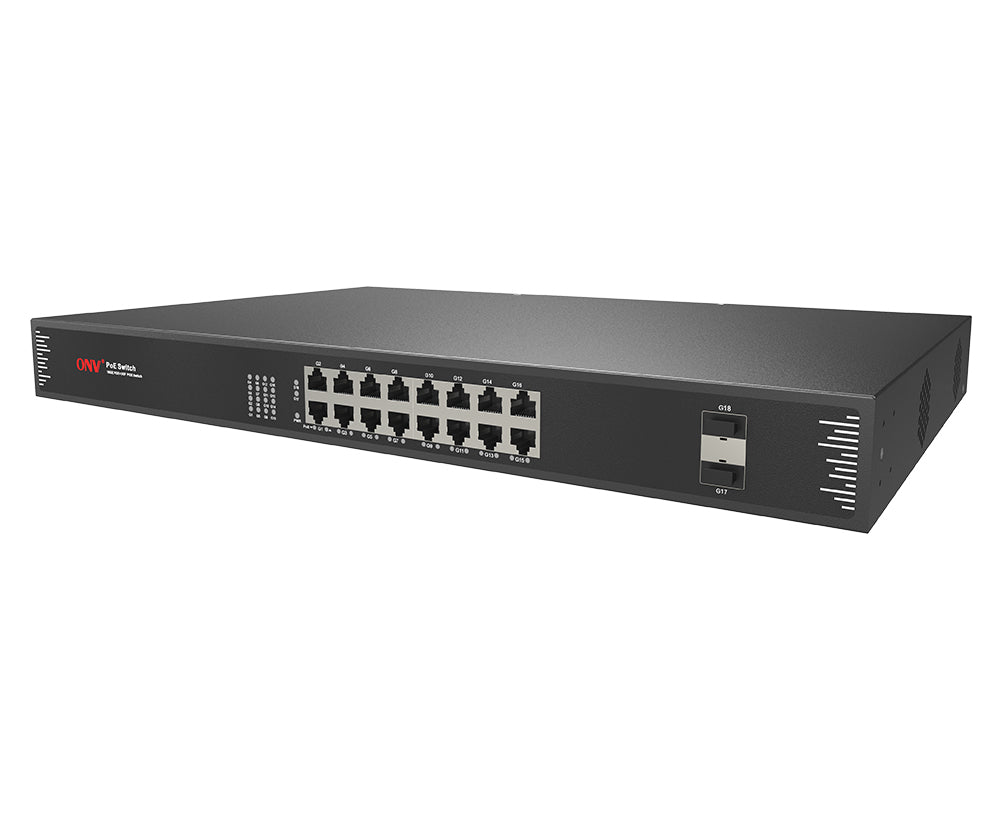 ONV-POE33016PF Gigabit 18-port PoE switch
