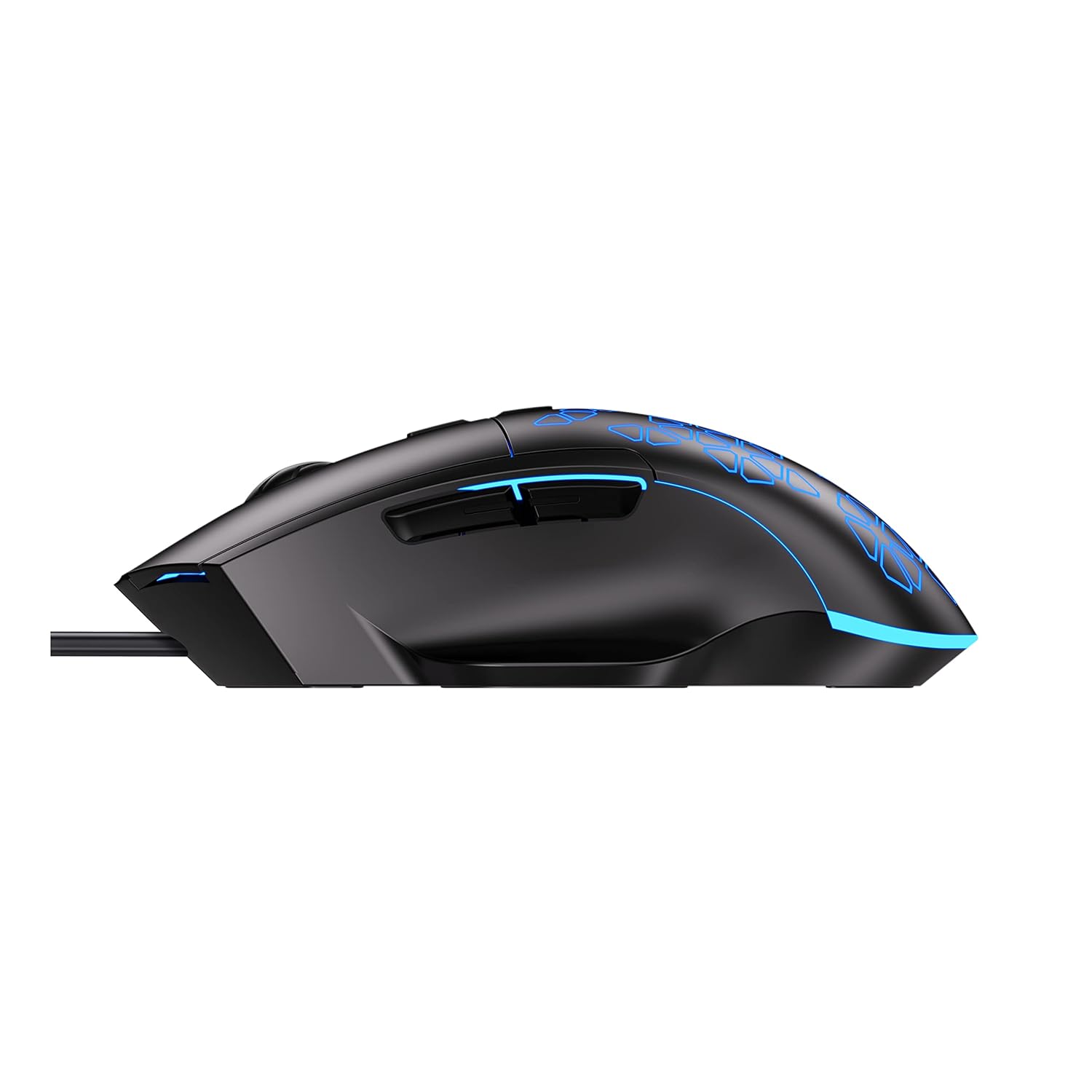 AULA F812 gaming mouse with 7 KEYS Rainbow backlight (Wired )