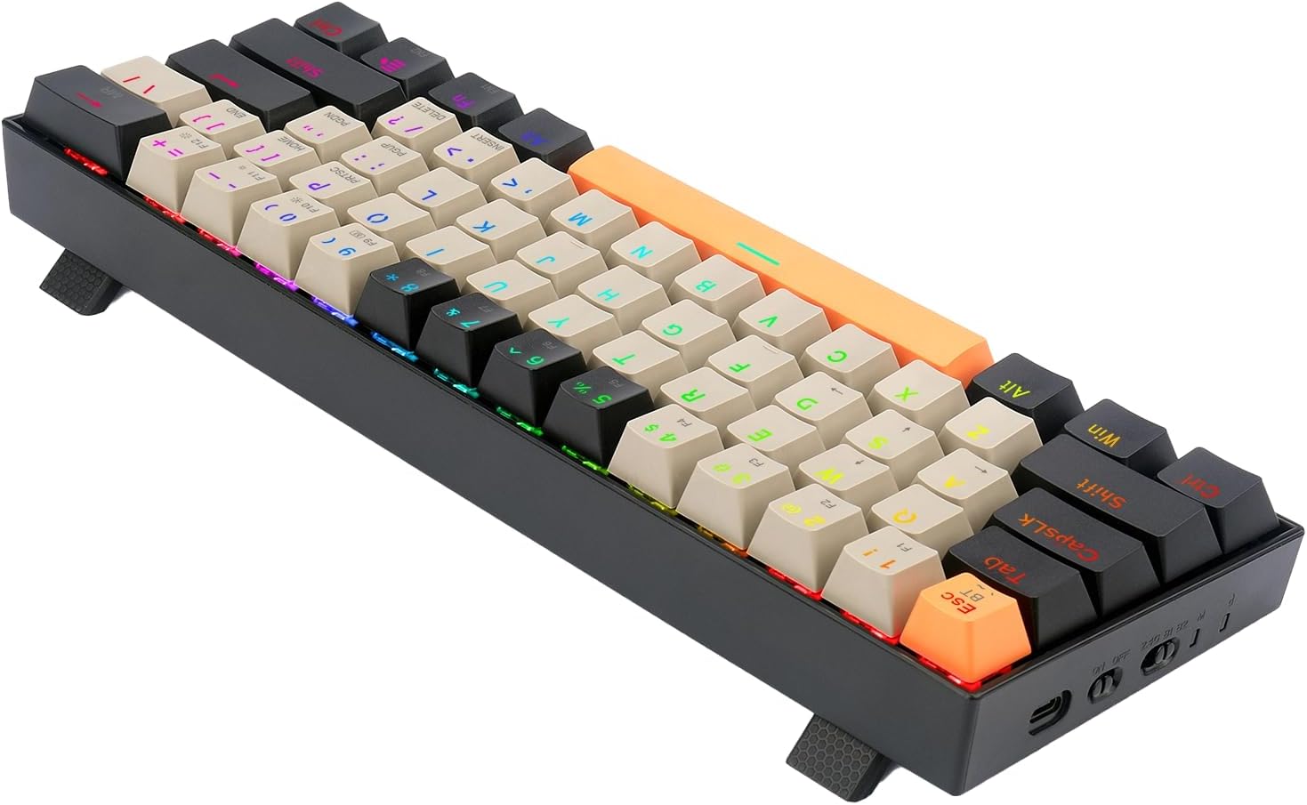 ReDragon K530RGB PRO DRACONIC ELITE WIRELESS  YL,WT,GY