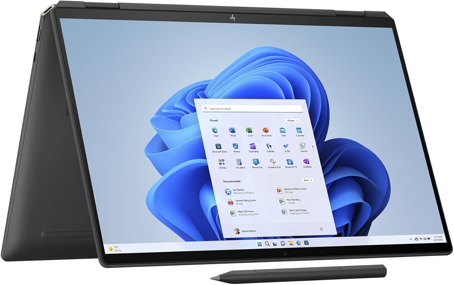 HP SPECTER, U7-155H, 1TB SSD, 16GB, 16" QHD TOUCH, WIN 11