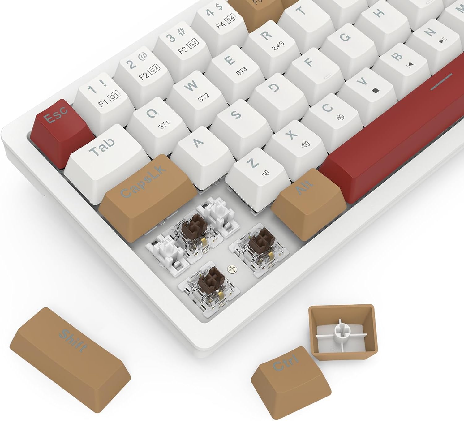 Redragon K677 WLR-RGB-PRO 68 keys 3mode mechanical keyboard