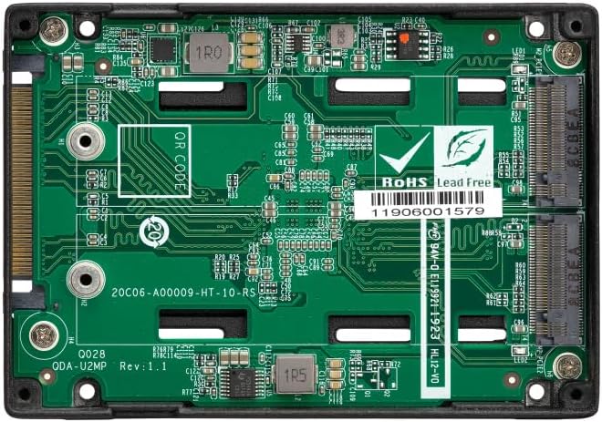 QNAP QDA-U2MP Dual M.2 PCIe NVMe SSD to U.2 Adapter