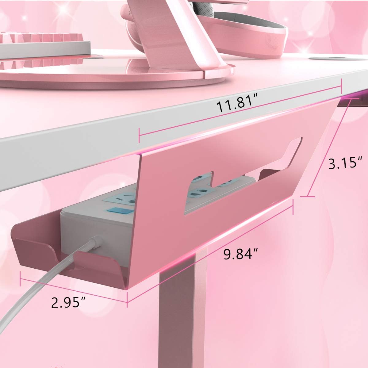 GAMING TABLE DESIGNA ERK-144-PINK-V1