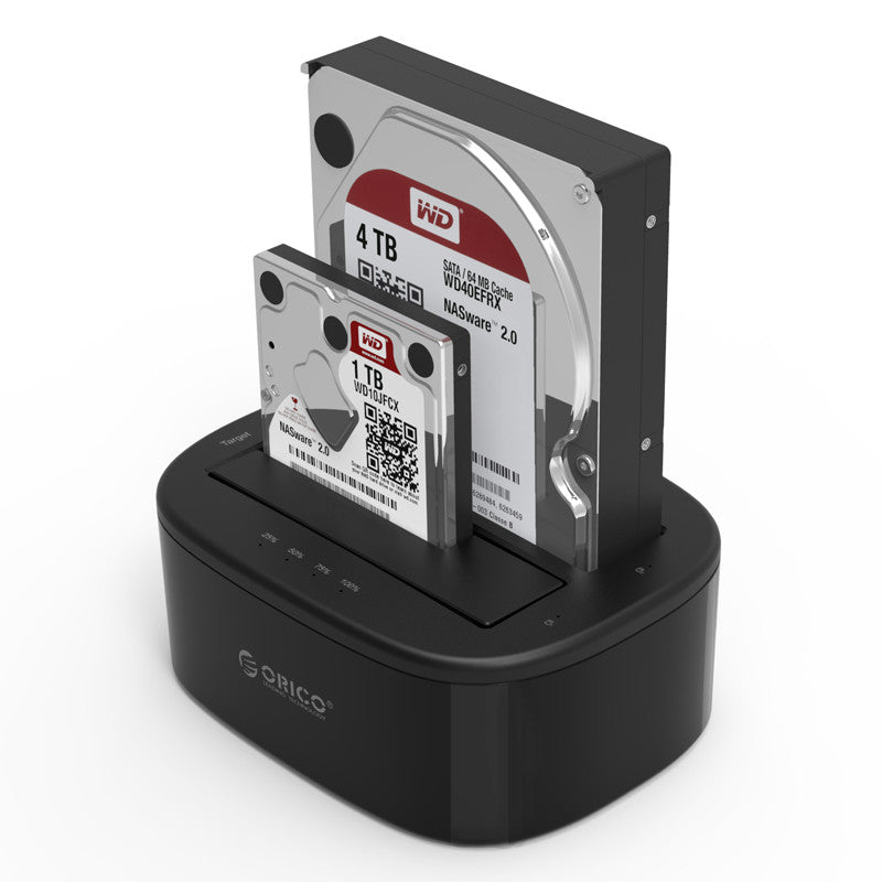ORICO 6228US3 2.5 / 3.5 inch 2 Bay USB3.0 1 to 1 Clone Hard Drive Dock