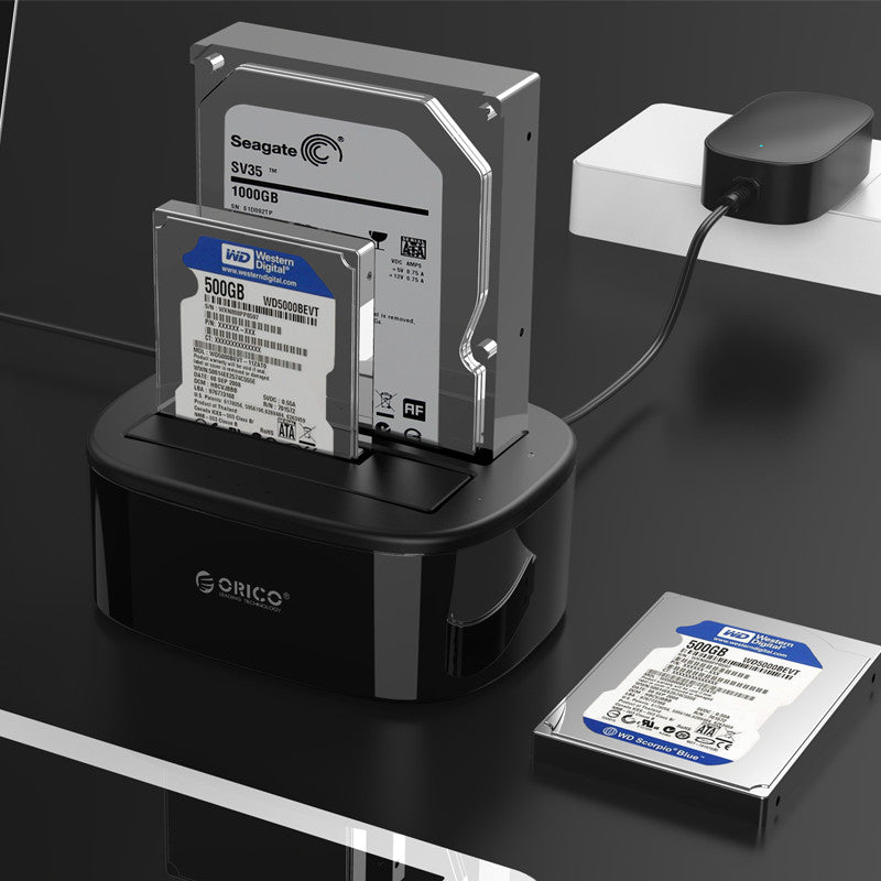 ORICO 6228US3 2.5 / 3.5 inch 2 Bay USB3.0 1 to 1 Clone Hard Drive Dock