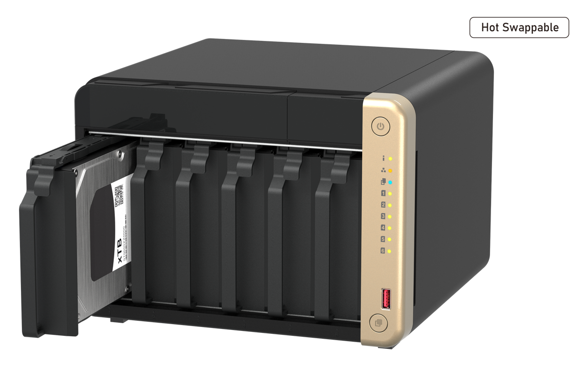 QNAP TS-664-8G Bye-bye Gigabit NAS