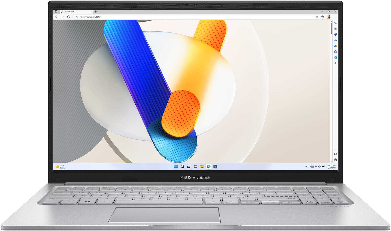 ASUS VIVO 15 X1504ZA, CI5-1235U, 512 SSD, 8 GB, 15.6''FHD, DOS, SILVER, SHARED