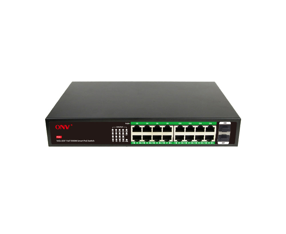 ONV H3016PF Gigabit 18-port PoE switch