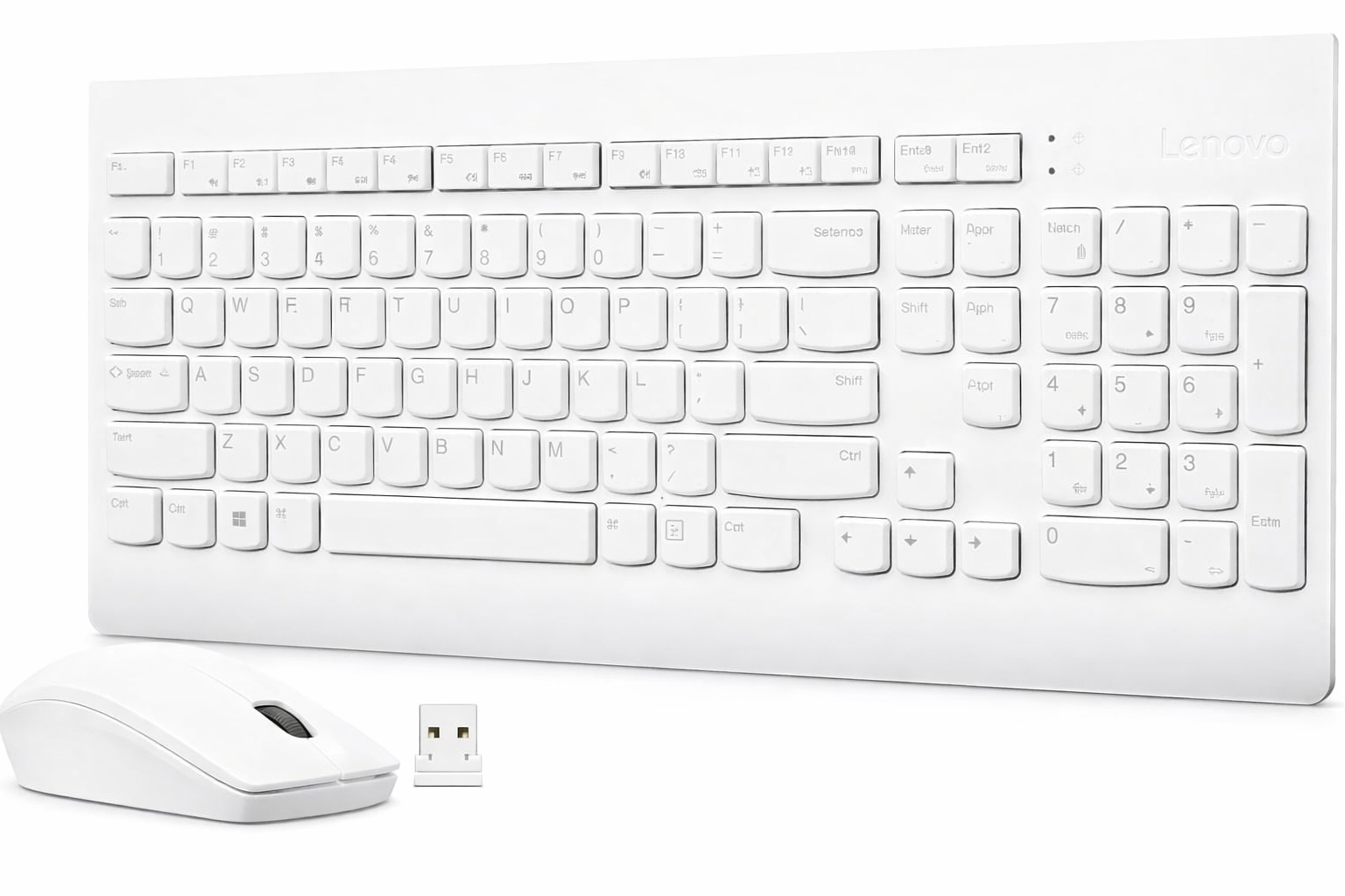 LENOVO 510 WIRELESS COMBO WHITE (Arabic)