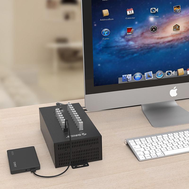 ORICO IH20P-BK Industrial 20 Port USB2.0 HUB