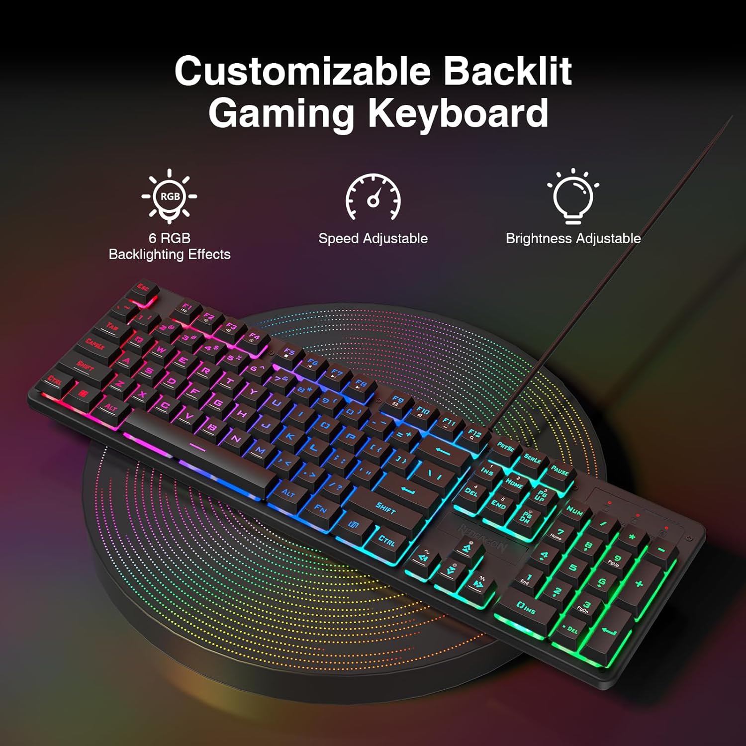 REDRAGON S107-RGB-BA Keyboard, mouse combo