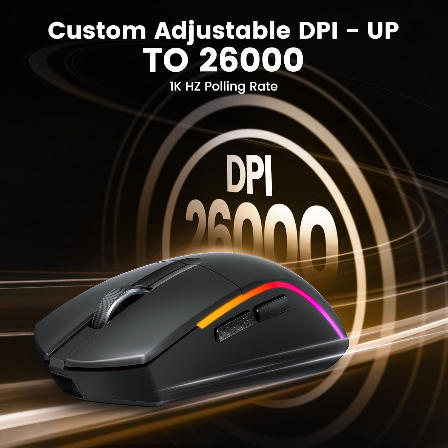 REDRAGON M816-STD WIRELESS ULTRA LIGHT-WEIGHT GAMING MOUSE