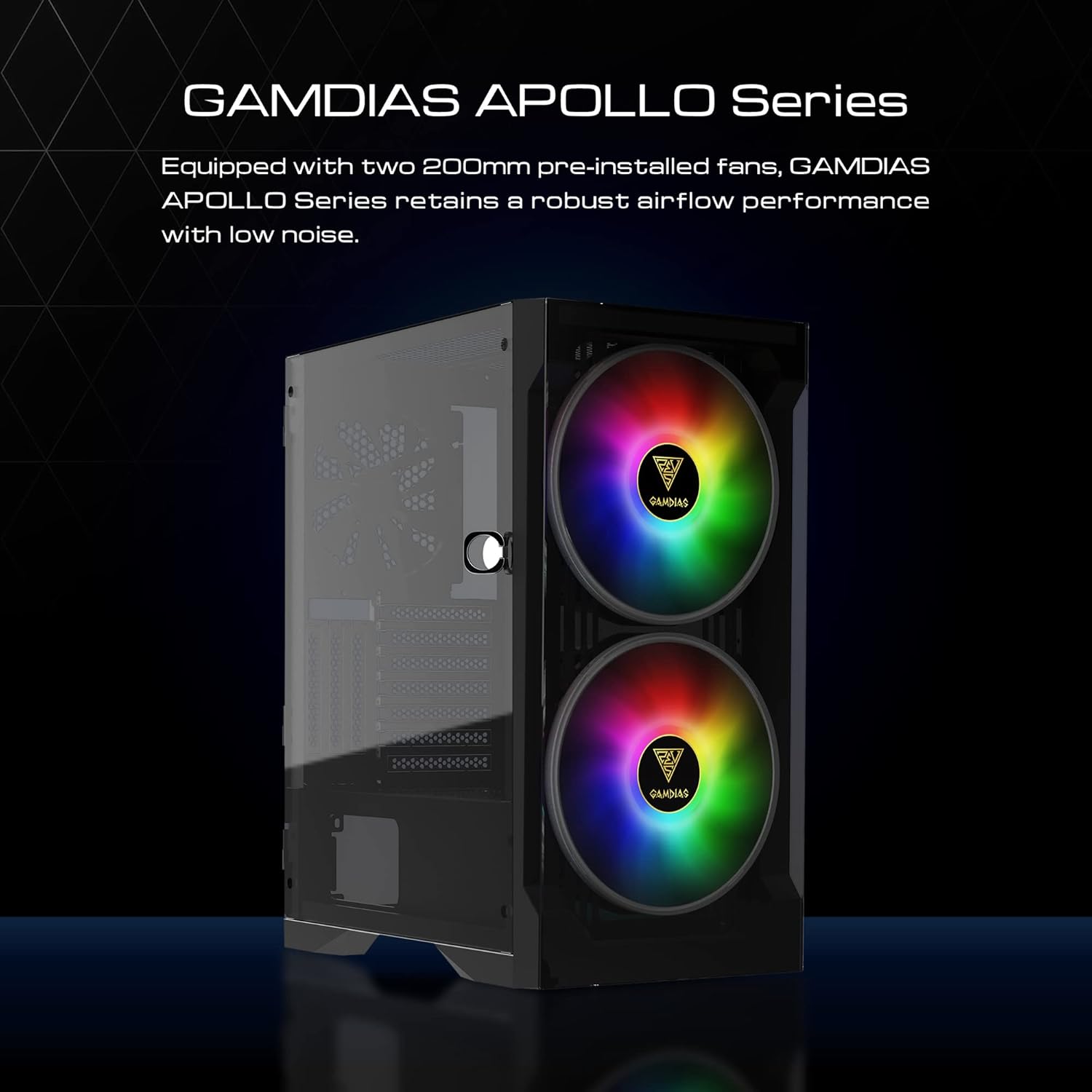 GAMDIAS Apollo E2 Elite Mid Tower Gaming Case