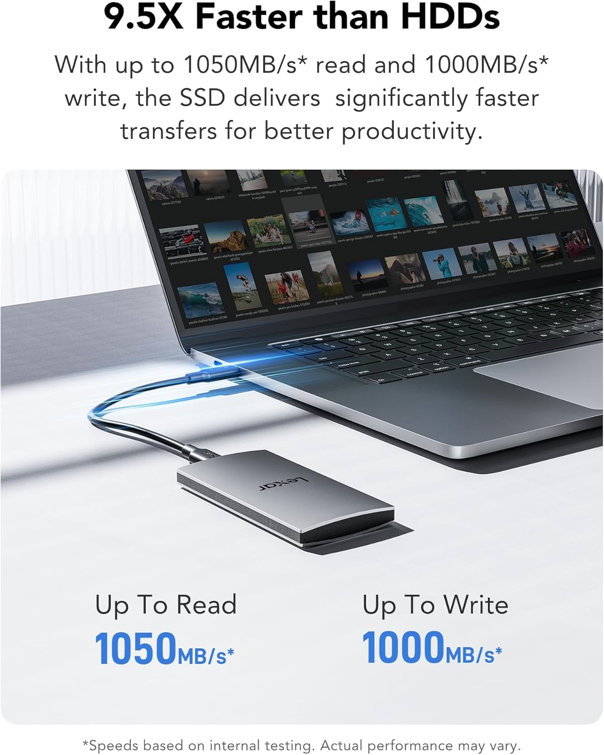 Lexar 1TB SSD External LSL300001T-RNBNG