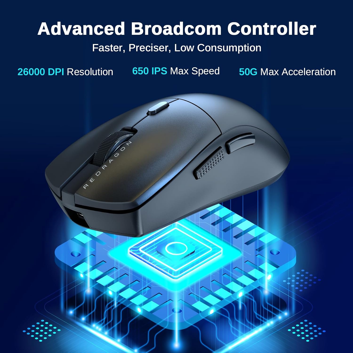 REDRAGON M815-PRO Mouse 3 Mode Gaming mouse