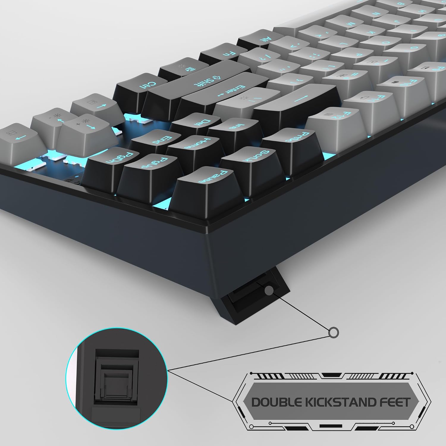 Magegee MK-Star Black Gray color, Blue Switch, 87 Keys  Wired Mechanical Keyboard