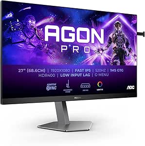 LED AOC AGON AG276FK 520HZ FAST IPS HDR 400 0.5MS