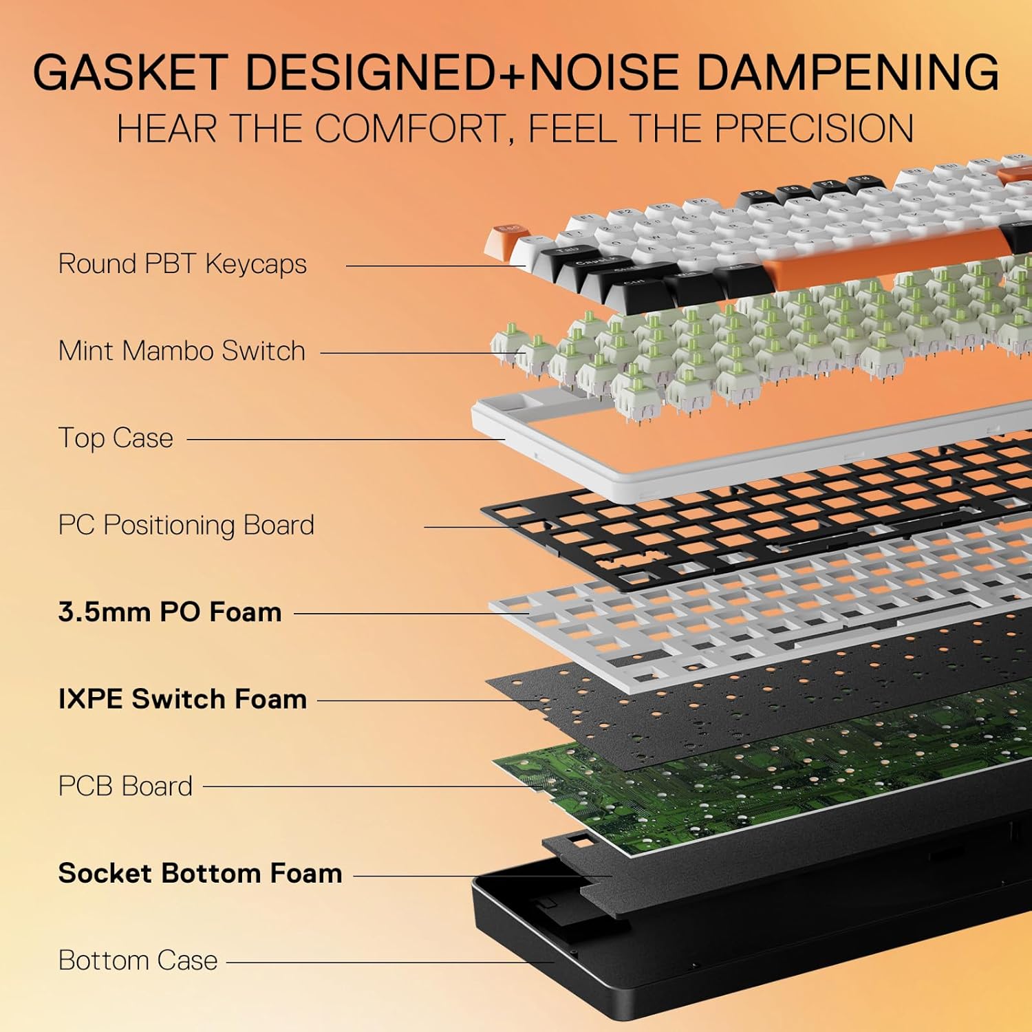 Redragon K689WBO-RGB-PRO 3mode mechanical keyboard