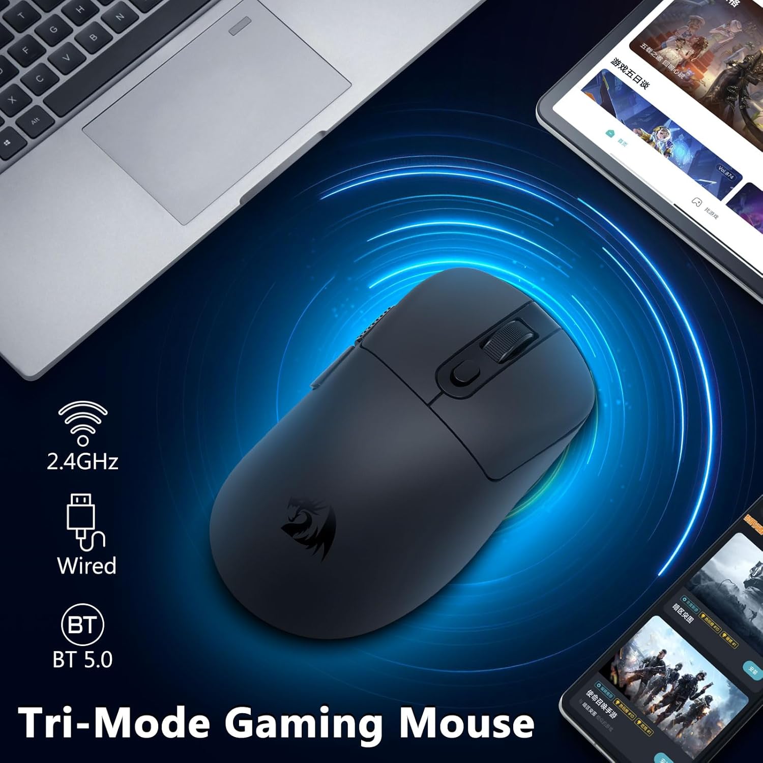 Redragon M818 Gaming Mouse 8 Programmable Buttons