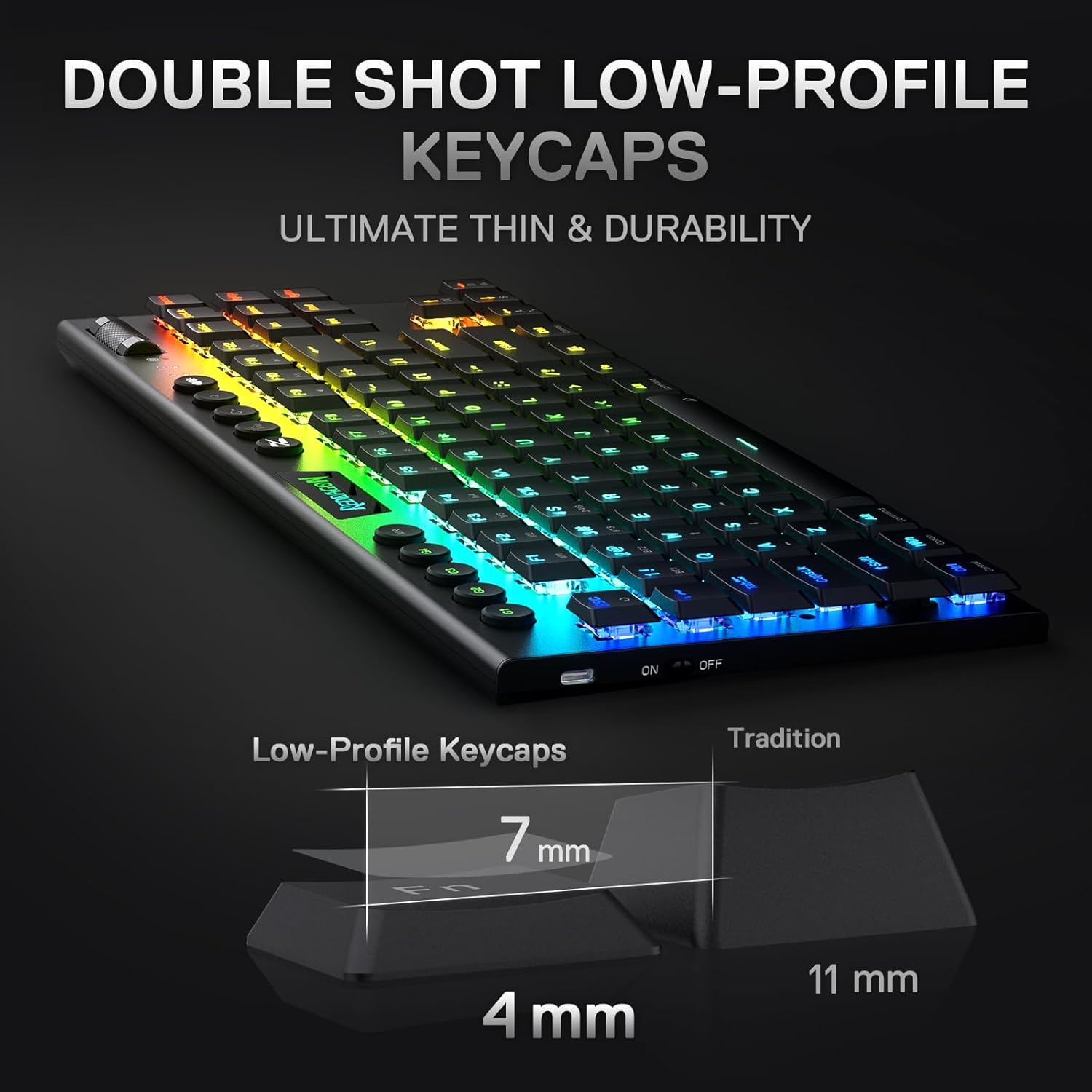 Redragon K632RGB-PRO 60% Wired mechanical keyboard with MACRO keys