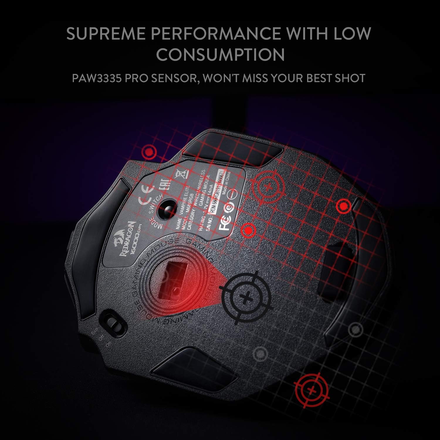 ReDragon Gaming Mouse Black M686 RGB