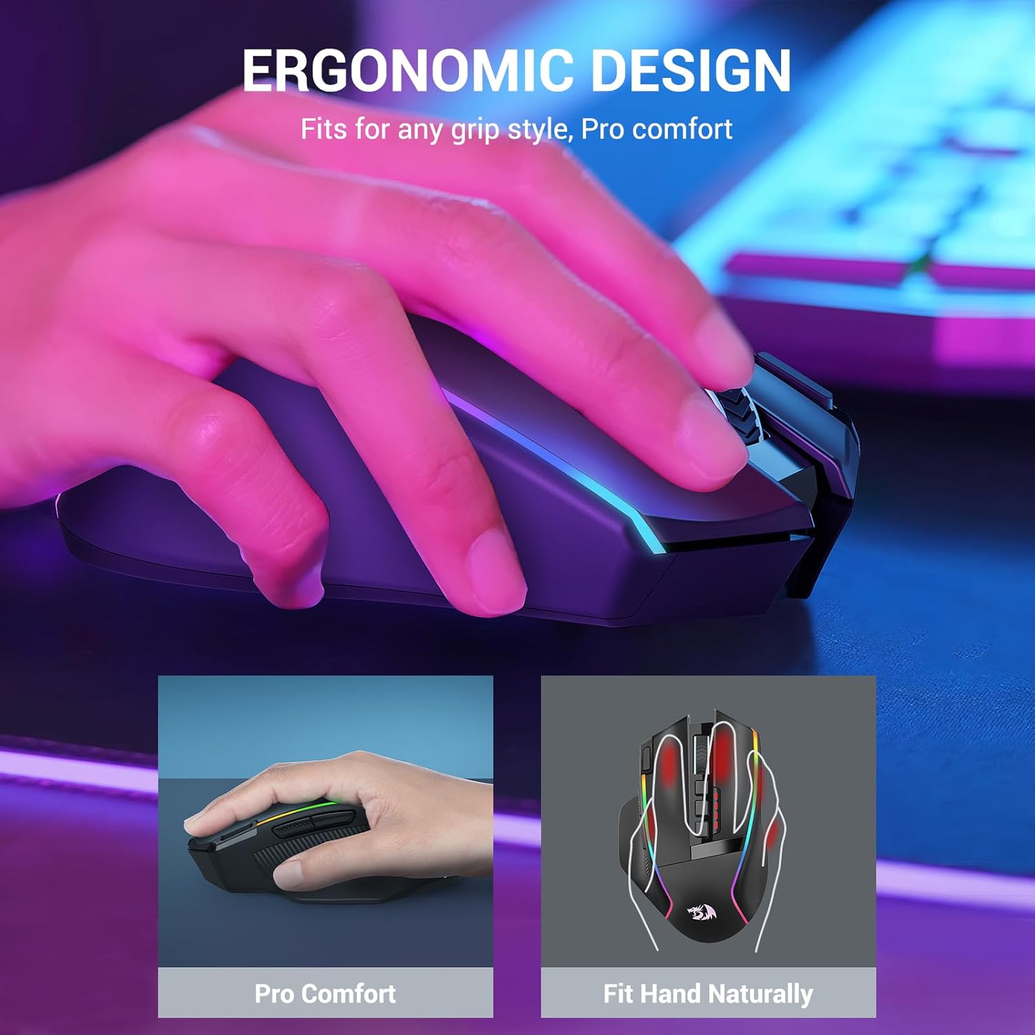 ReDragon M915 RGB WL gaming mouse