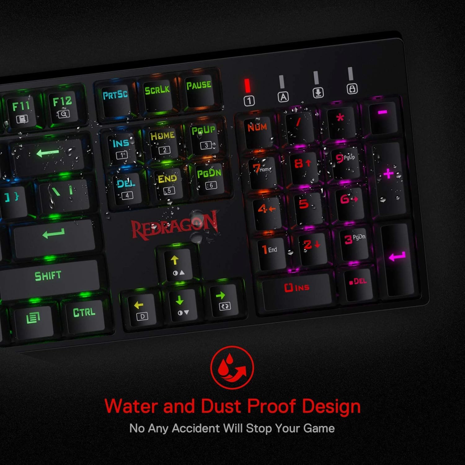 Redragon K582 SURARA RGB LED Backlit Mechanical Gaming Keyboard