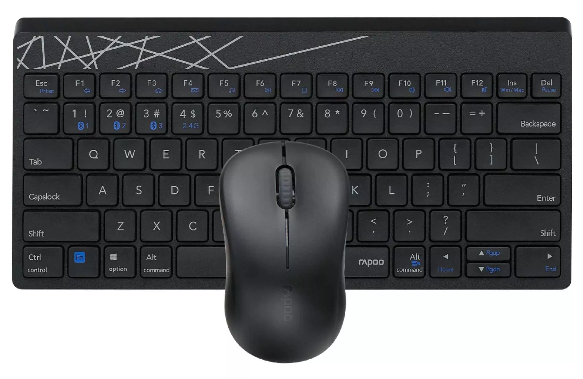 RAPOO 8000M COMBO WIRELESS+BLUETOOTH