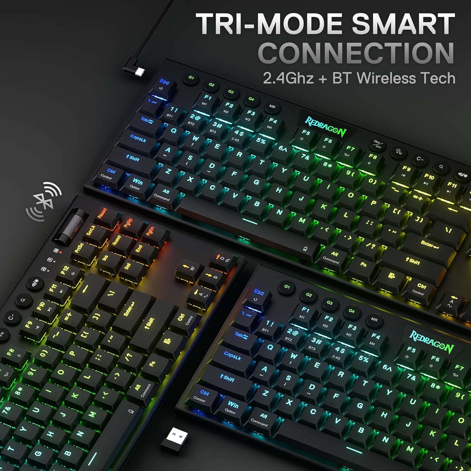 Redragon K632RGB-PRO 60% Wired mechanical keyboard with MACRO keys