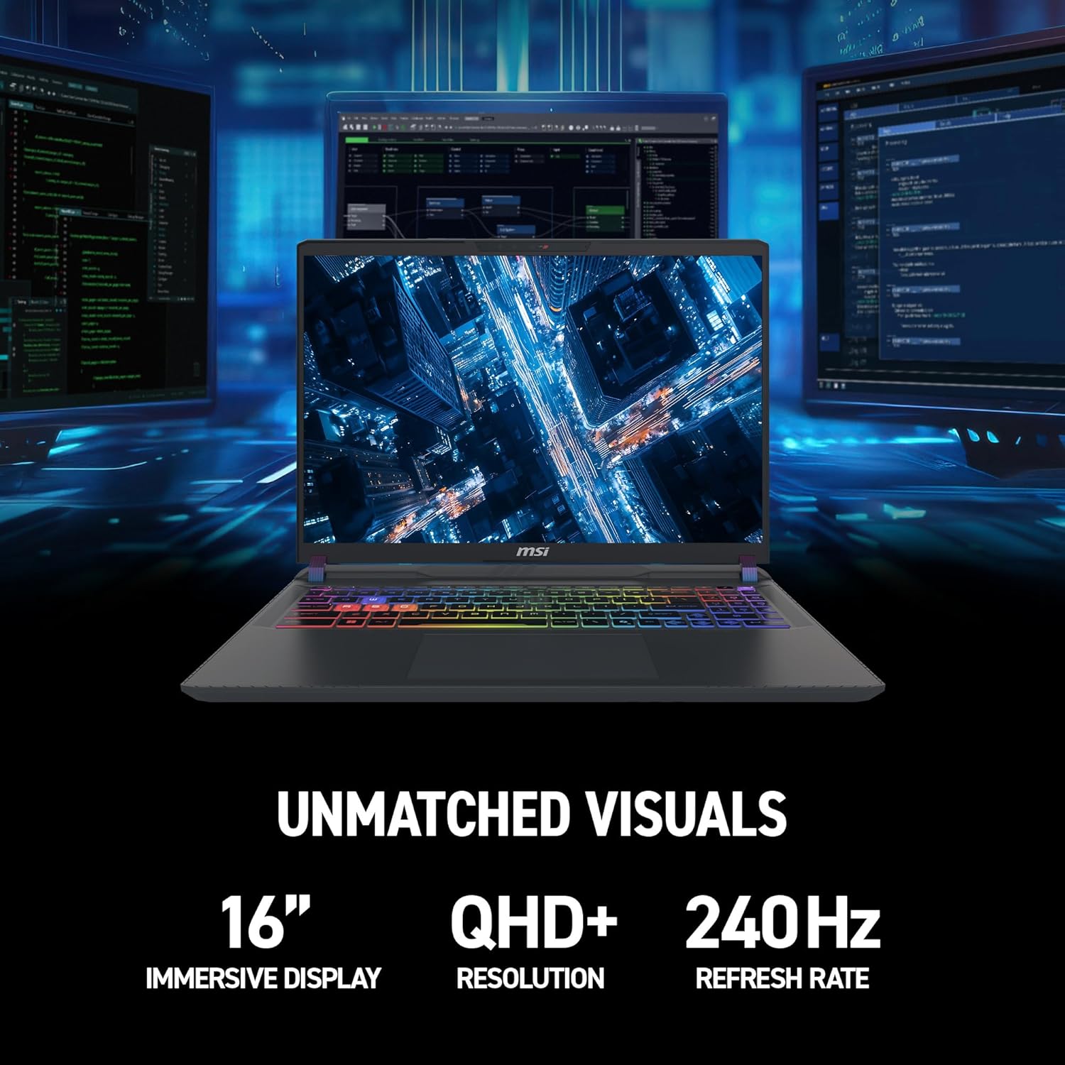 MSI VECTOR 16 - U9-275HX - 1 TB SSD- 16 GB - 16'' 240HZ - WIN11	 - 16G RTX5080