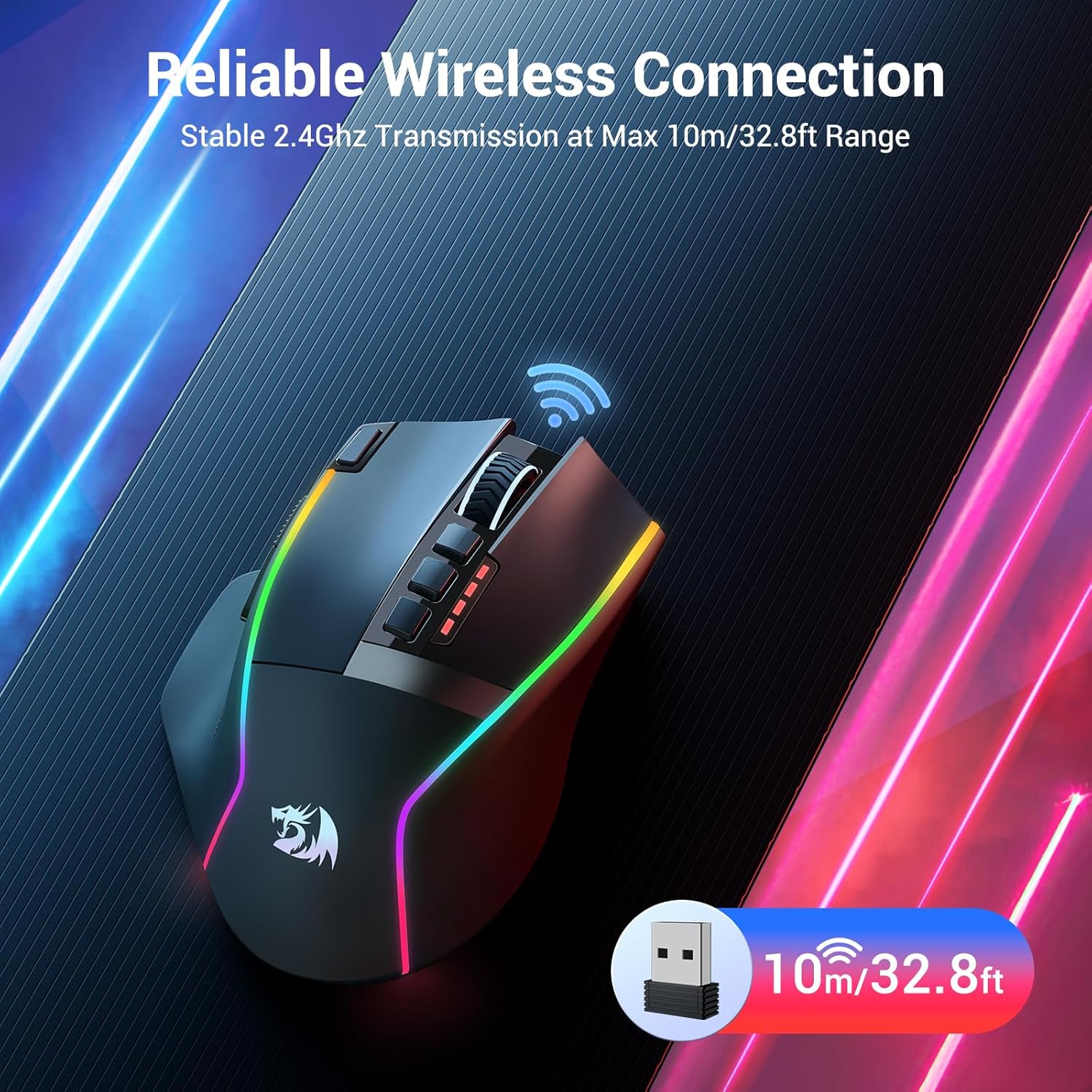 ReDragon M915 RGB WL gaming mouse
